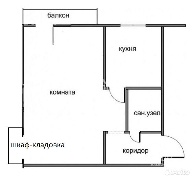 План квартиры в хрущевке