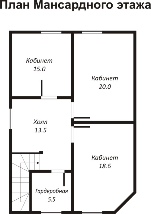 Проект каркасного дома 70м2