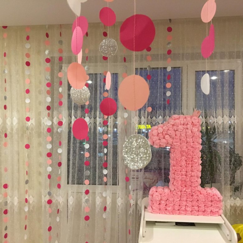Как украсить комнату на день рождения 1 год
