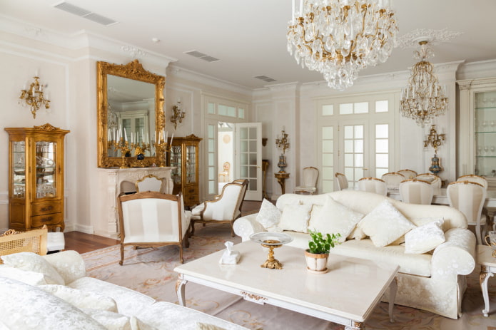 классическая гостиная в светлых тонах классическая гостиная в светлых тонах