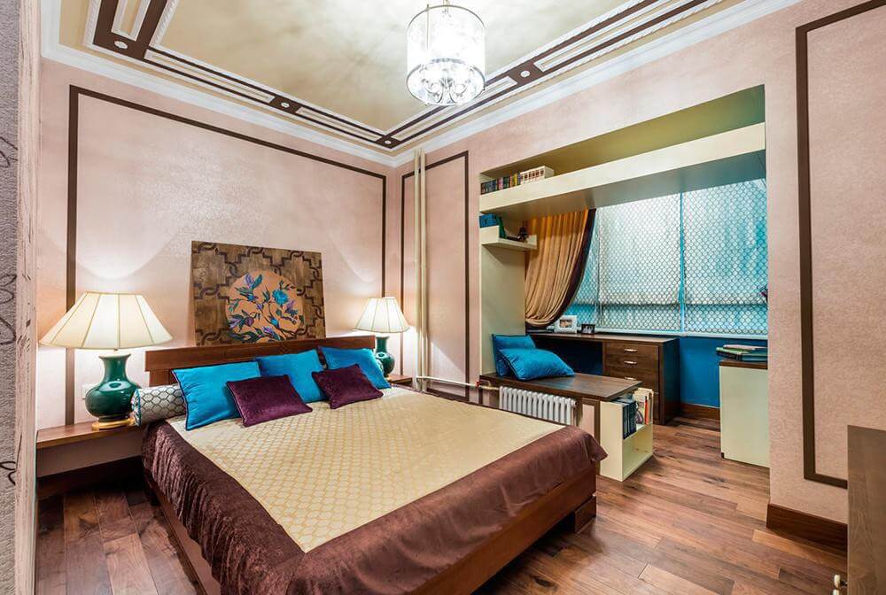 лоджия как дополнительная зона спальни