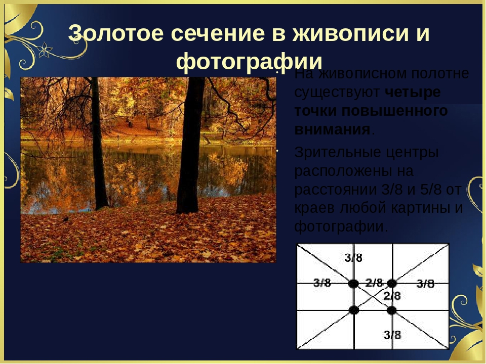 Золотое сечение в живописи проект