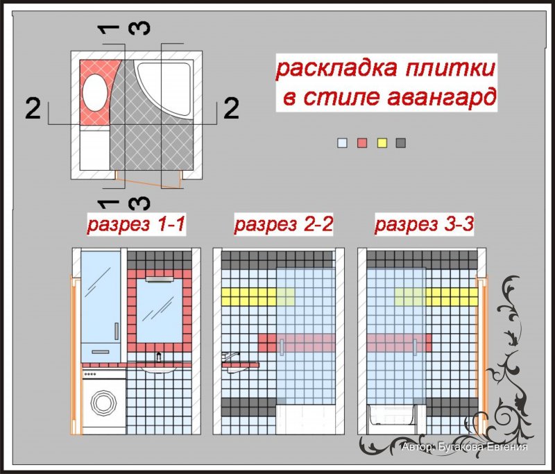 Схема раскладки плитки онлайн