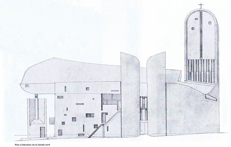 Ле корбюзье архитектура капелла роншан