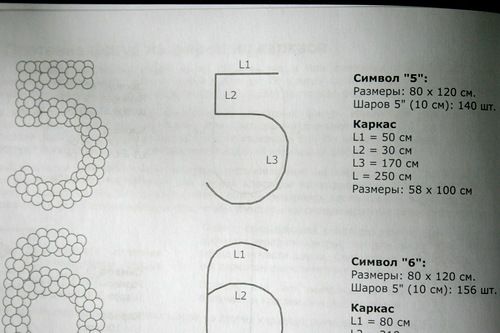 Объемные цифры из картона своими руками схемы шаблоны