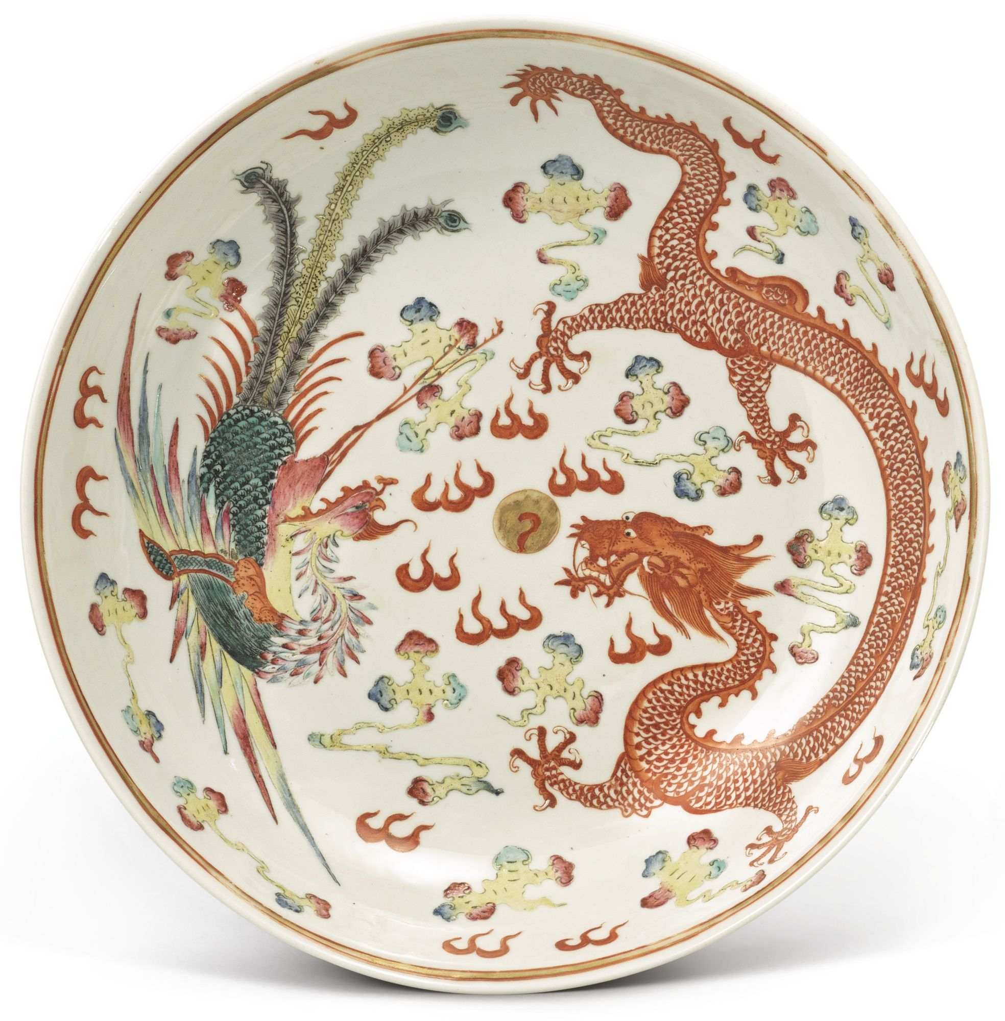 Китайский орнамент на посуде