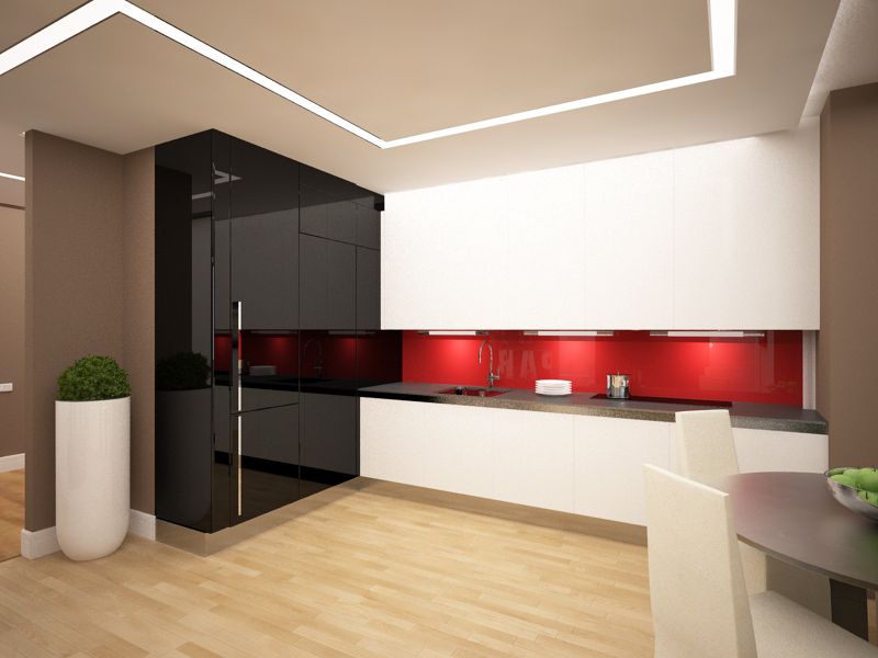 Дизайн 1 комнатной квартиры кухня гостиная