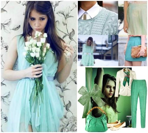 Значение мятного цвета в одежде