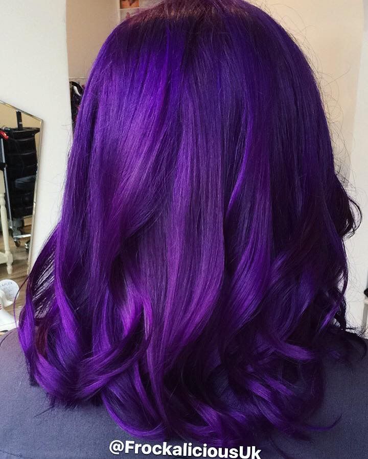 Чем в домашних условиях покрасить волосы в фиолетовый цвет в домашних условиях