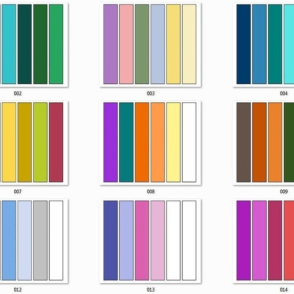 Совместимые цвета таблица: Красивые сочетания цветов в интерьере .