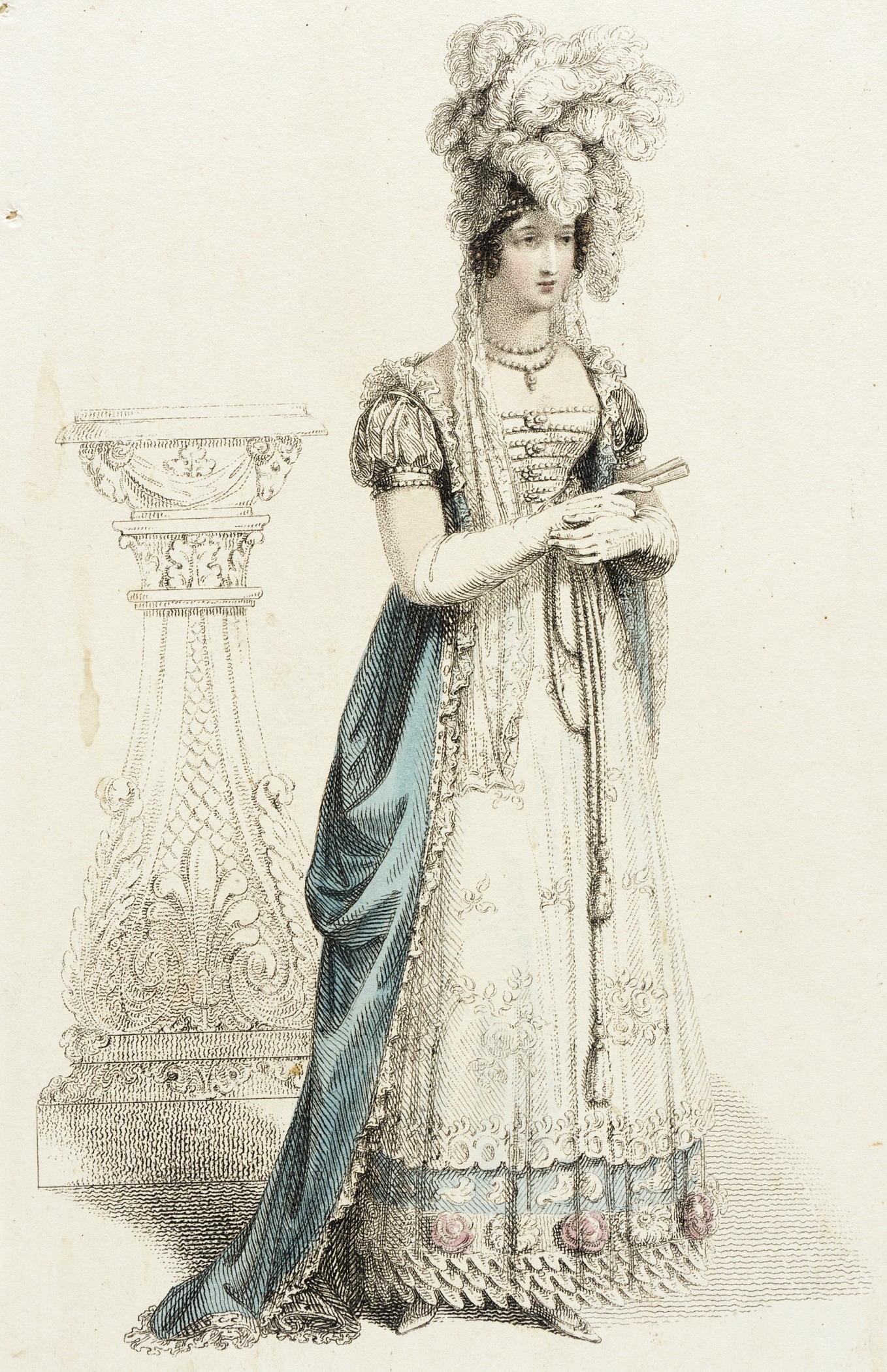 Женский костюм стиля Ампир 19 век