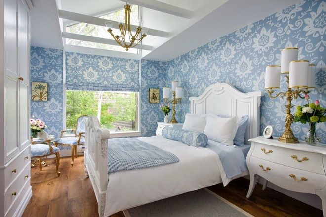 синяя спальня