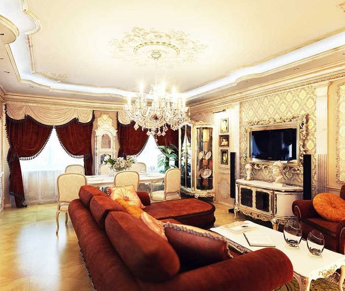 Дизайн интерьера зала в частном доме в современном стиле фото