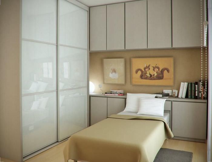 фото дизайна маленькой спальни