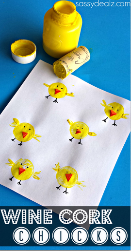 wine-cork-chick-craft-for-easter