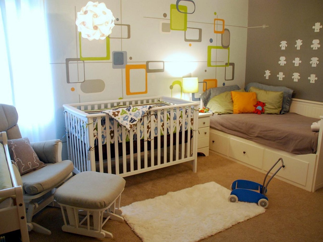 Уголок для новорожденного в однокомнатной квартире